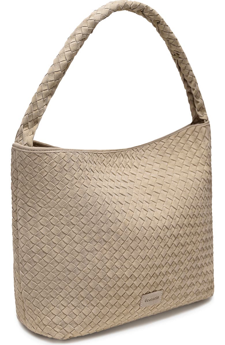 Ecotorie San Antonio Leather Hobo, Alternate, color, Beige