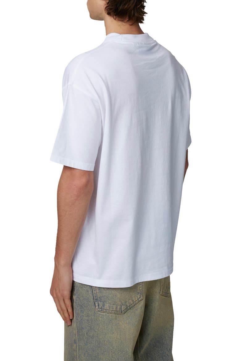 Oversized Halftone T-Shirt, Alternate, color, White