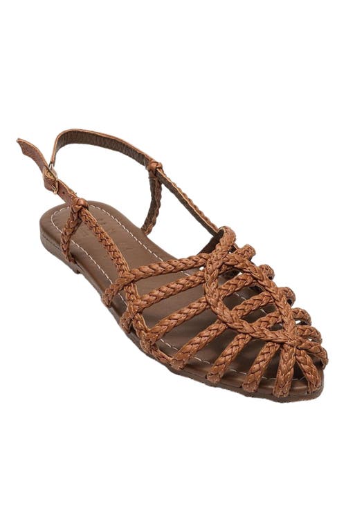 Prologue Shoes Claudia Slingback Sandal In Brown