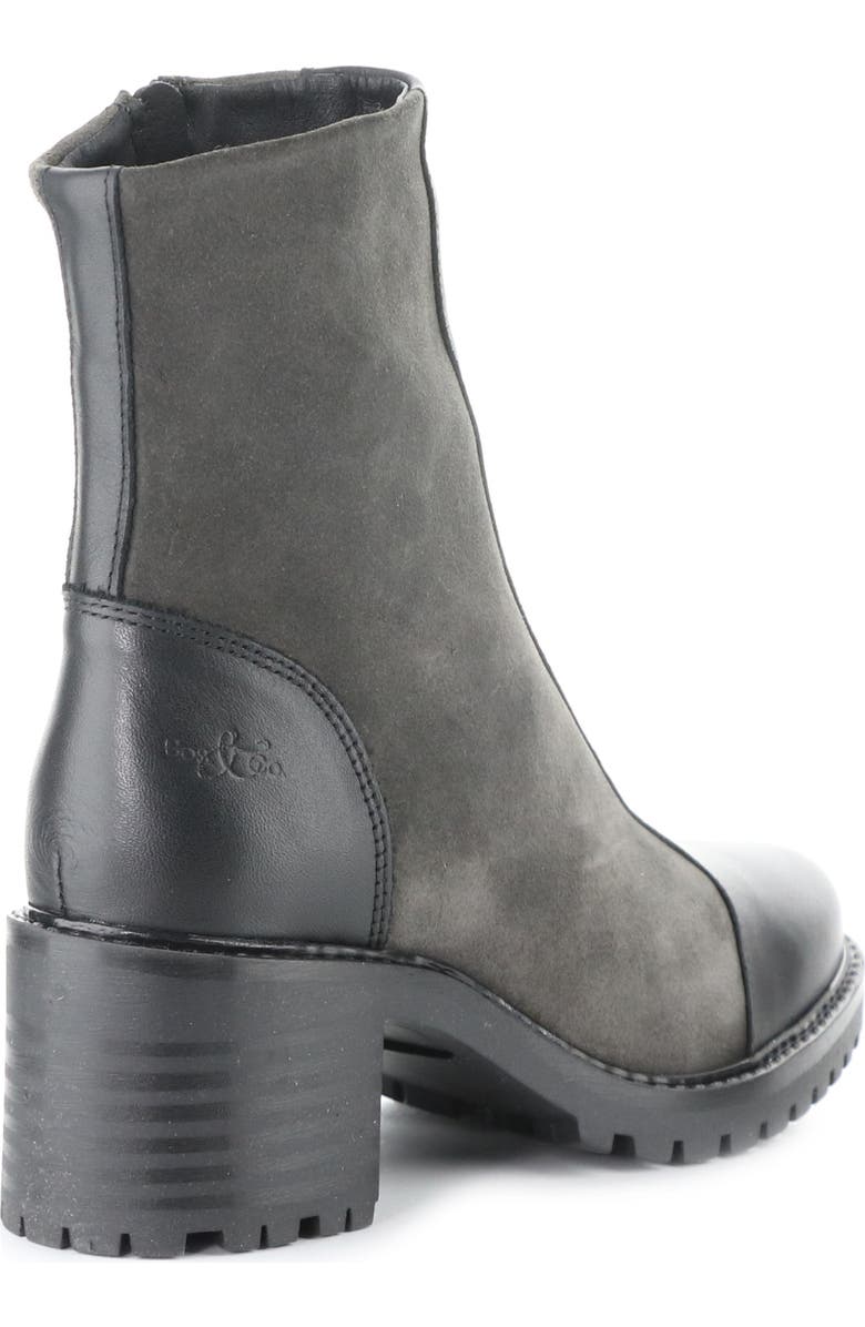 Bos. & Co. Ingrid Waterproof Bootie, Alternate, color, Black/ Anthracite