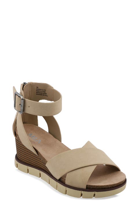 Lalida Ankle Strap Wedge Sandal (Women)
