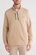 Callaway Golf® Ottoman Heather Quarter Zip Golf Pullover