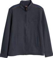 Johnston & Murphy Mélange Knit Zip-Up Jacket