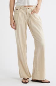 BDG Urban Outfitters Kayla Linen & Cotton Five-Pocket Pants