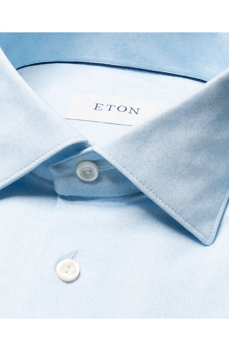 Eton Slim Fit Solid 4Flex Dress Shirt, Alternate, color, Light Blue
