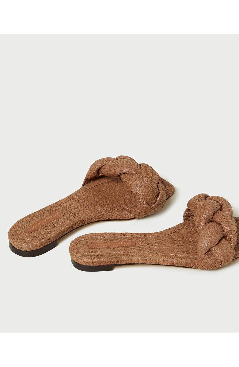 Loeffler Randall <p>Joanna Braided Slide Sandal (Women) </p>, Alternate, color, Brown