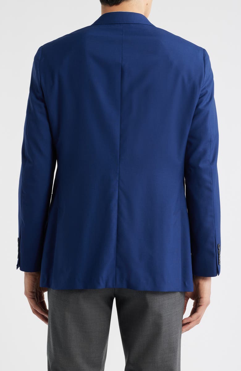 Heritage Gold Blue Poplin Super 150s Wool Sport Coat, Alternate, color, Blue