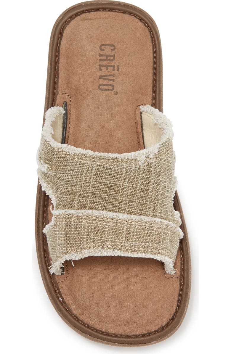CREVO Baja II Beige Slide Sandal, Alternate, color,
