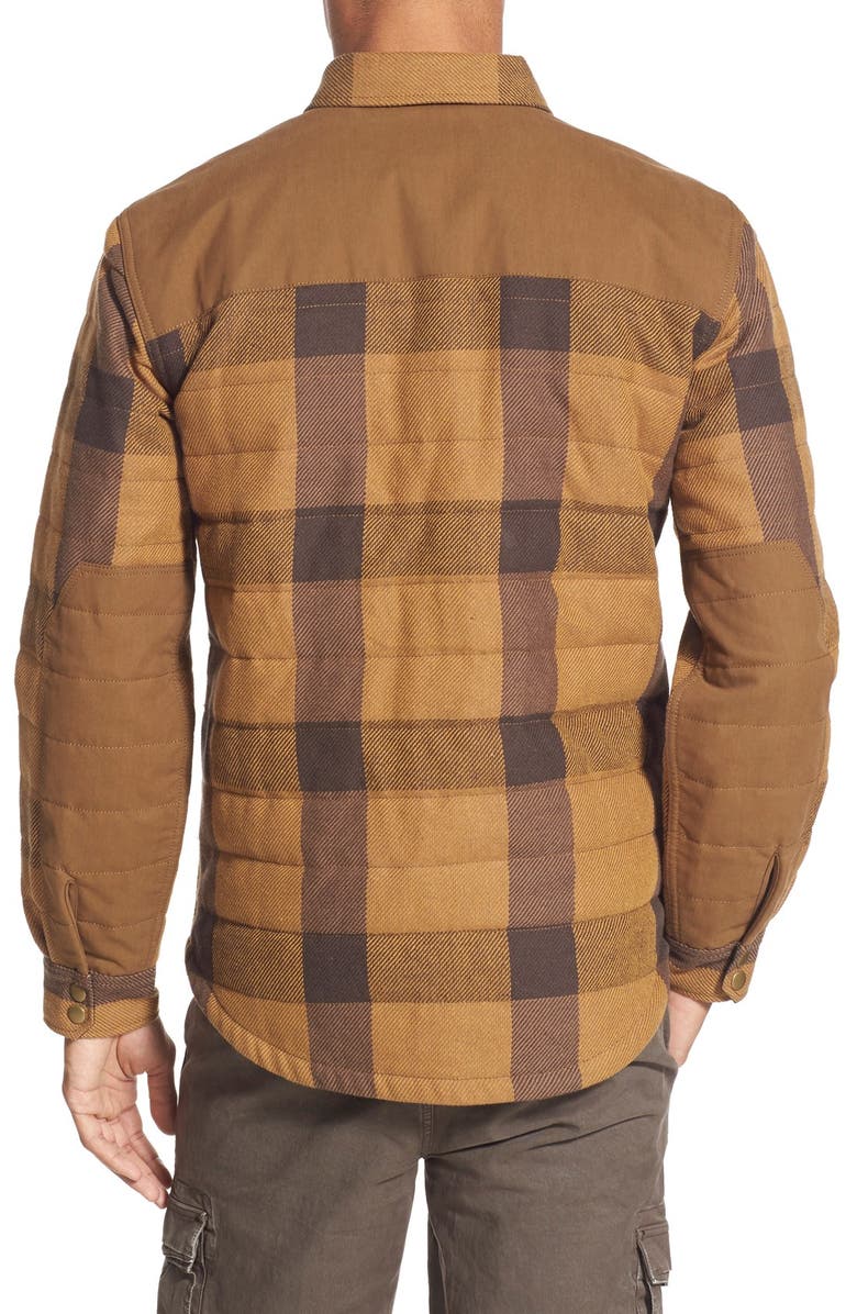 Eddie Bauer 'Woodhacker - Ilaria Urbinati Collection' Trim Fit Heavy Twill Plaid Shirt Jacket, Alternate, color, 