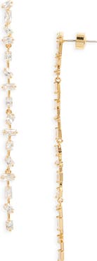 Nordstrom Dainty Mixed Cubic Zirconia Linear Drop Earrings