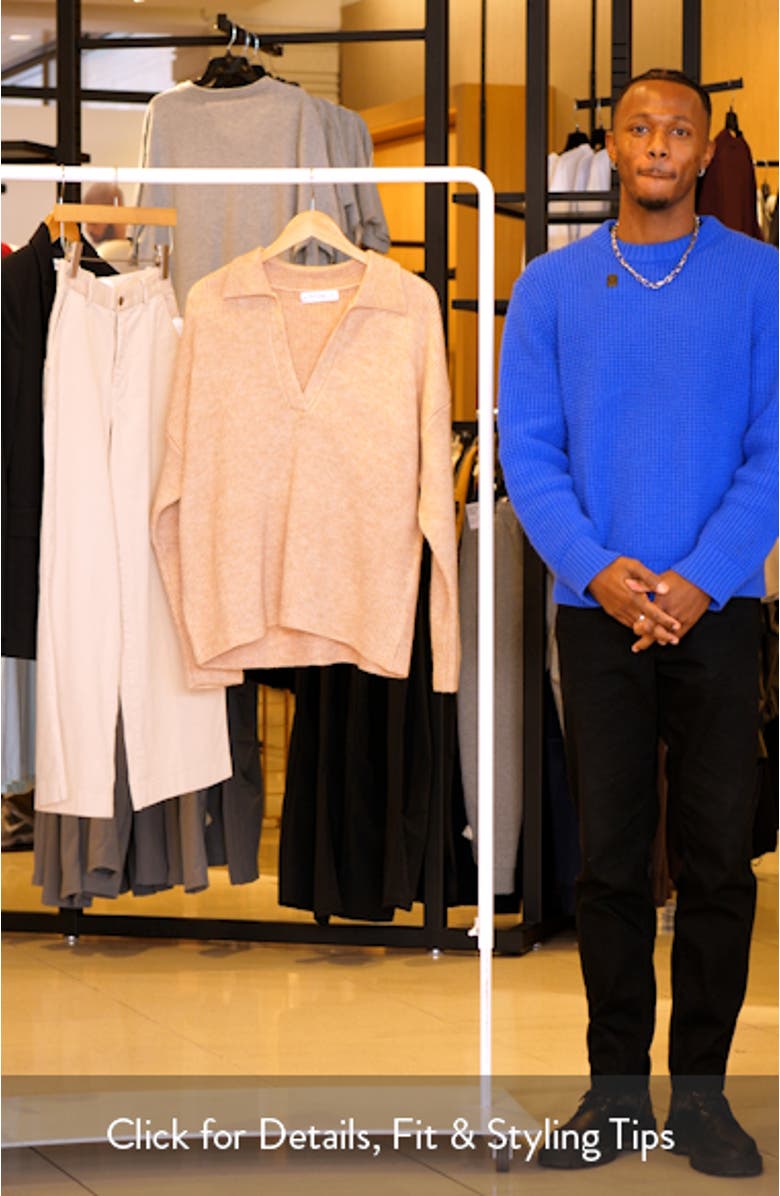 Zala Johnny Collar Sweater, sales video thumbnail