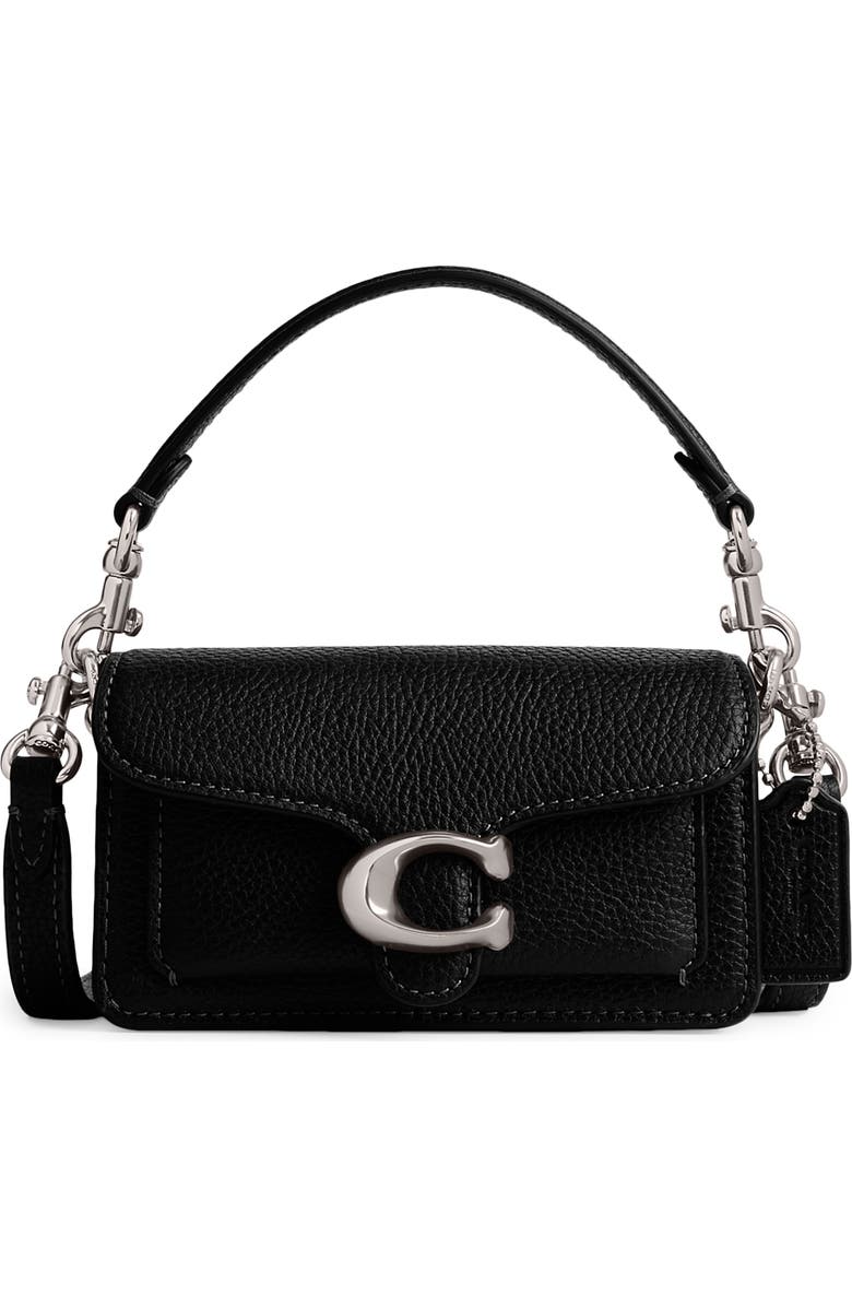 COACH Tabby 12 Leather Crossbody Bag, Main, color,