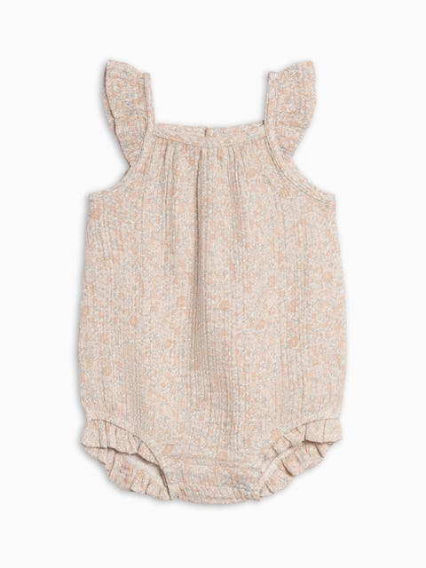 Organic Muslin Tank Bubble Romper (Baby)