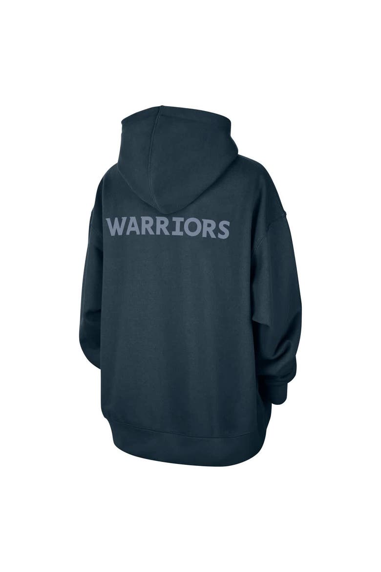 Women's Jordan Brand  Navy Golden State Warriors Courtside Statement Edition Oversize Pullover Hoodie, Alternate, color, Navy