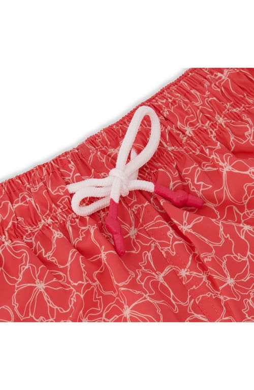Sunset X Vine Floral Swim Trunks