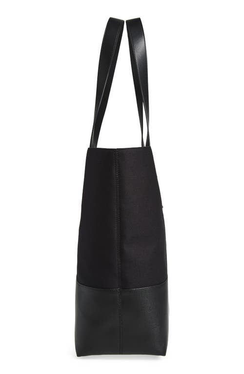 Alexander Mcqueen Mcqueen T-bar Canvas Shopper In Multi