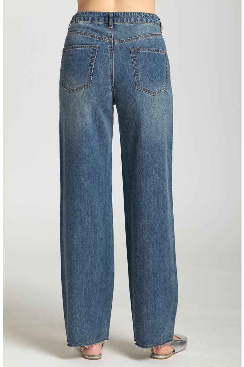 Featherweight Wide Leg Jeans, Alternate, color, MEDIUM INDIGO