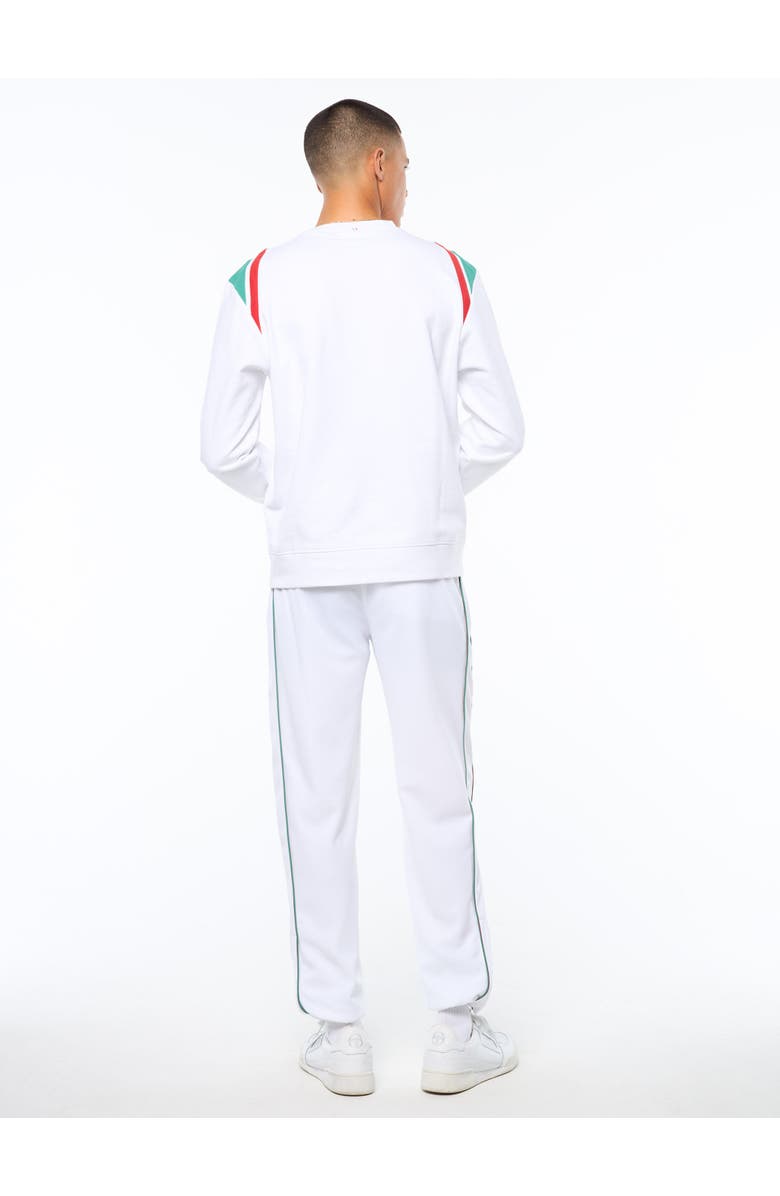 Sergio Tacchini Eredita Crewneck, Alternate, color, Brilliant White