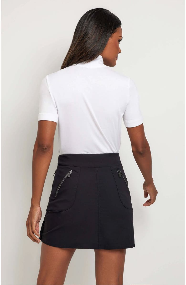 Anatomie Suzzette Sport Luxe Skort, Alternate, color, Black