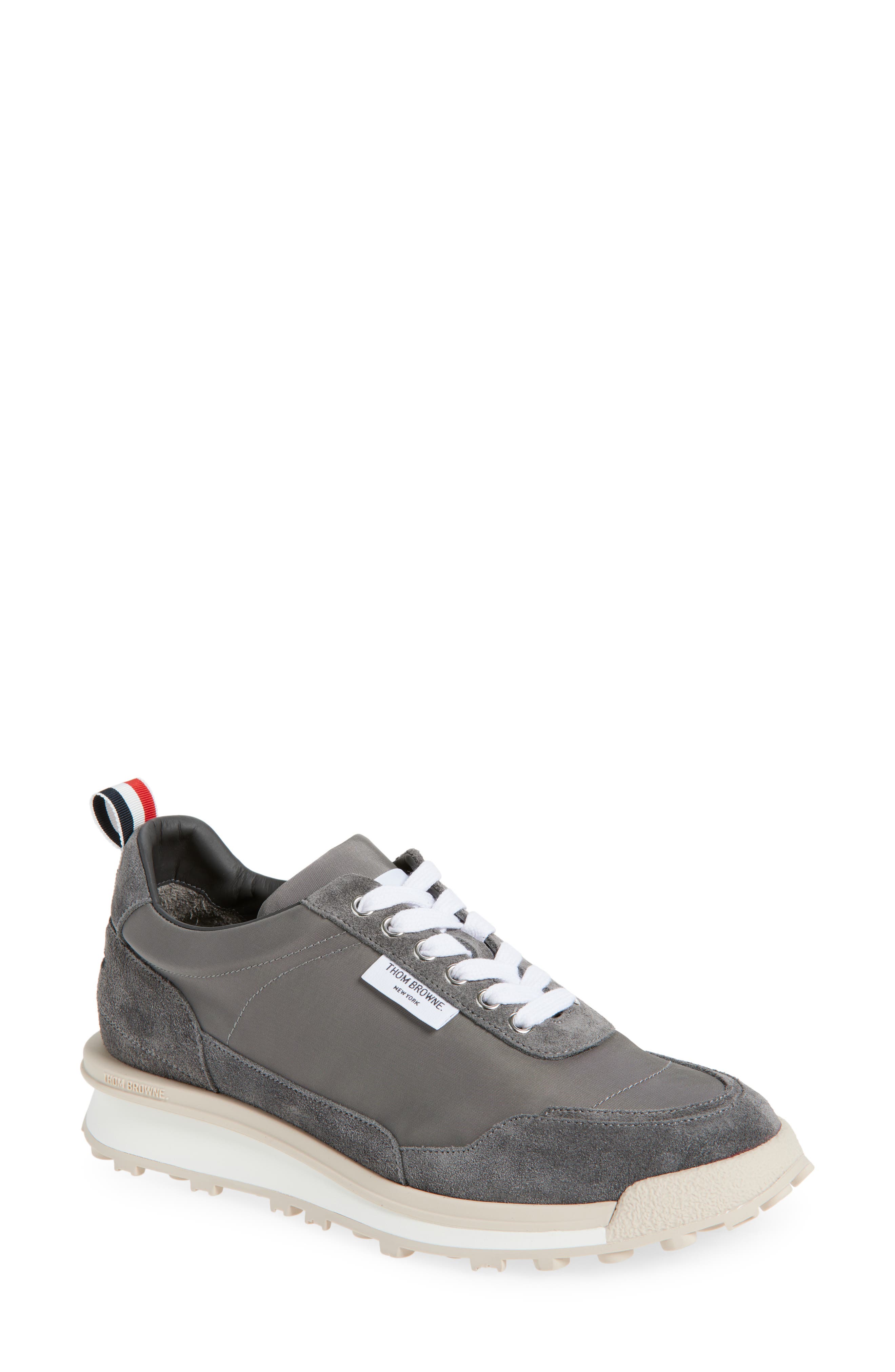 Thom Browne Alumni Sneaker, Main, color, Medium Grey