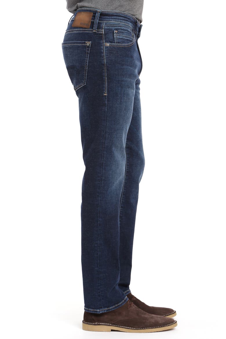 Zach Straight Leg Jeans, Alternate, color, DEEP BRUSHED ORGANIC MOVE