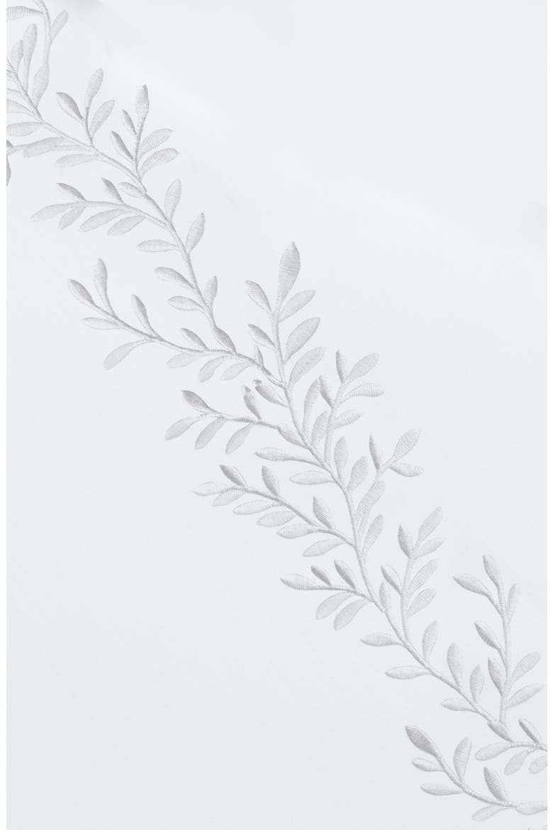 600 Thread Count Cotton Floral Pillow Shams - Set of 2, Alternate, color, WHITE