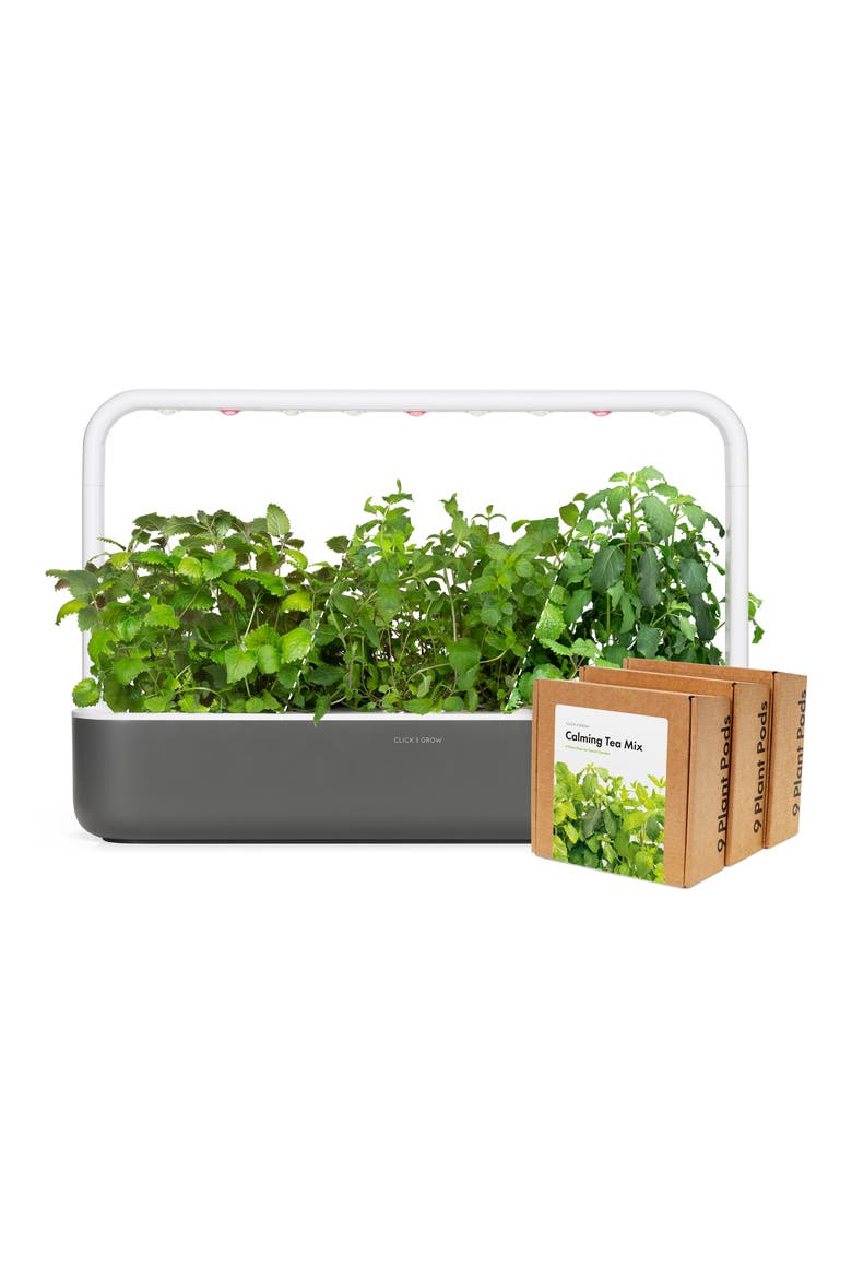 Smart Garden 9 Big Herbal Tea Kit, Main, color, GREY
