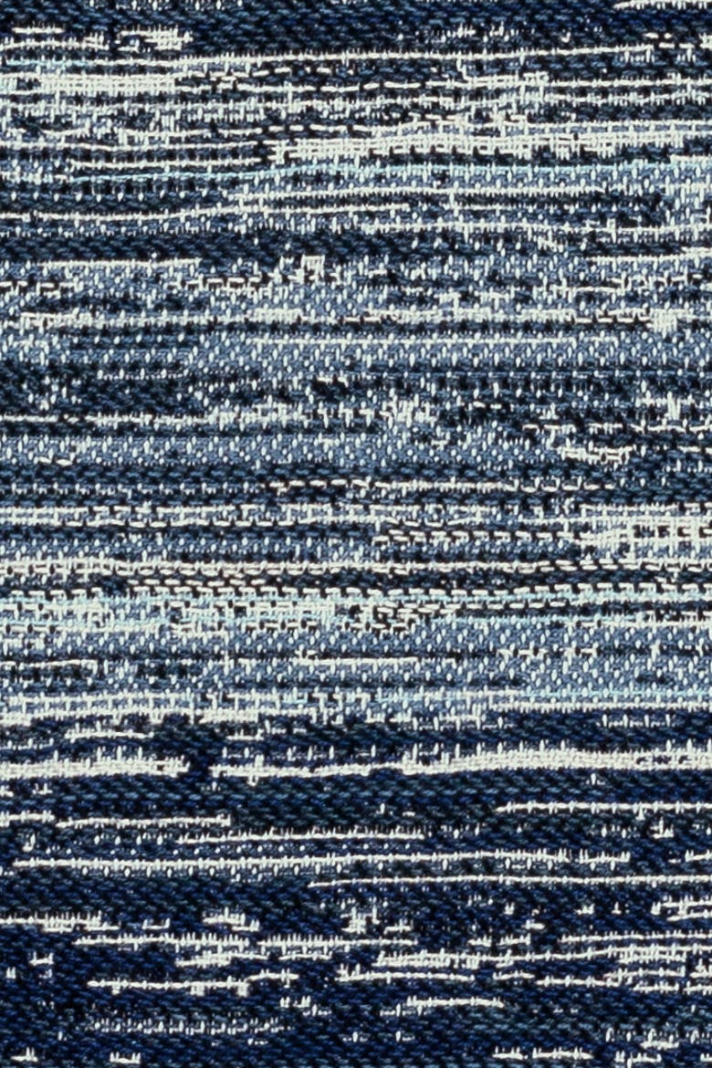 Textured Indoor & Outdoor Woven Accent Pillow, Alternate, color, Indigo