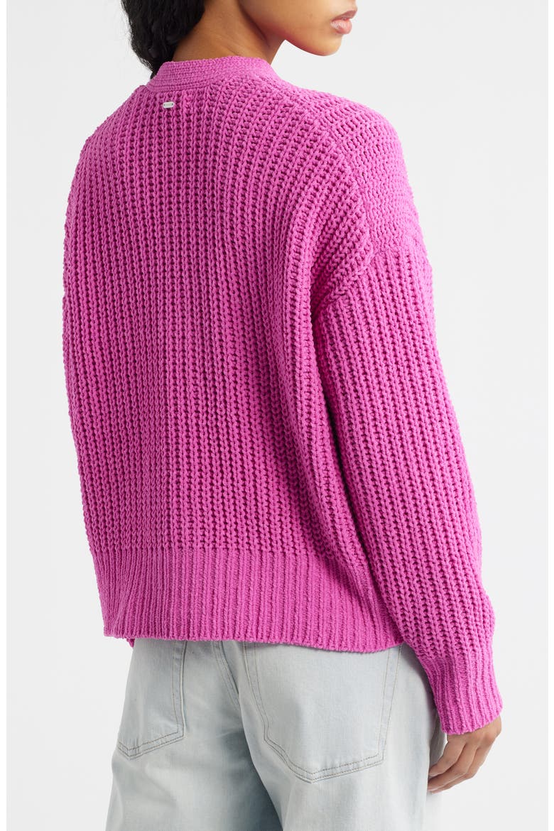 Neon Isles Cardigan, Alternate, color, LIGHT PINK