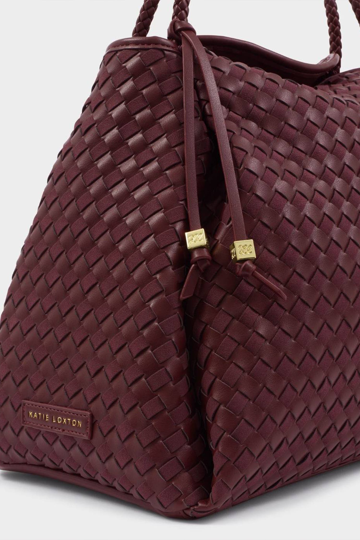 Nova Hand Woven Large Shoulder Bag, Alternate, color, Cherry