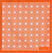 Robert Talbott York Geo Herringbone Pocket Square