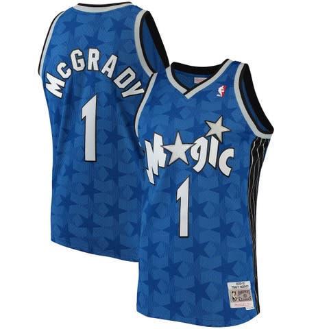 Men's Mitchell & Ness Tracy McGrady Blue Orlando Magic 2000-01 Hardwood Classics Swingman Jersey