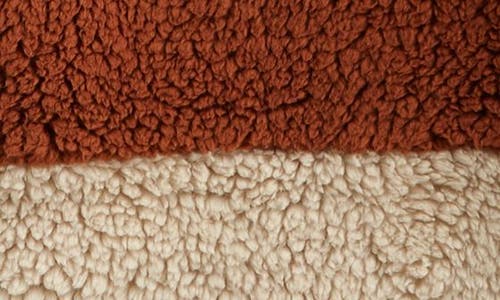 Tucker + Tate Kids' High Pile Fleece Hooded Jacket In Brown