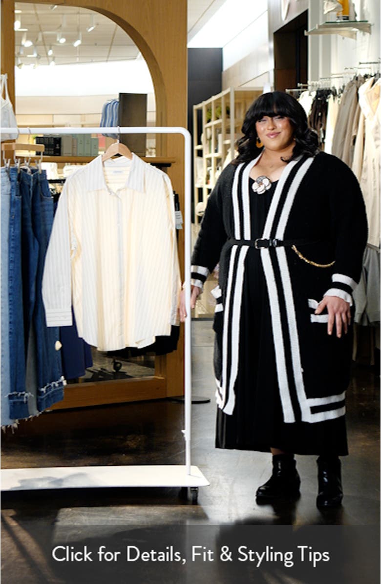 Pinstripe Button-Up Shirt, sales video thumbnail