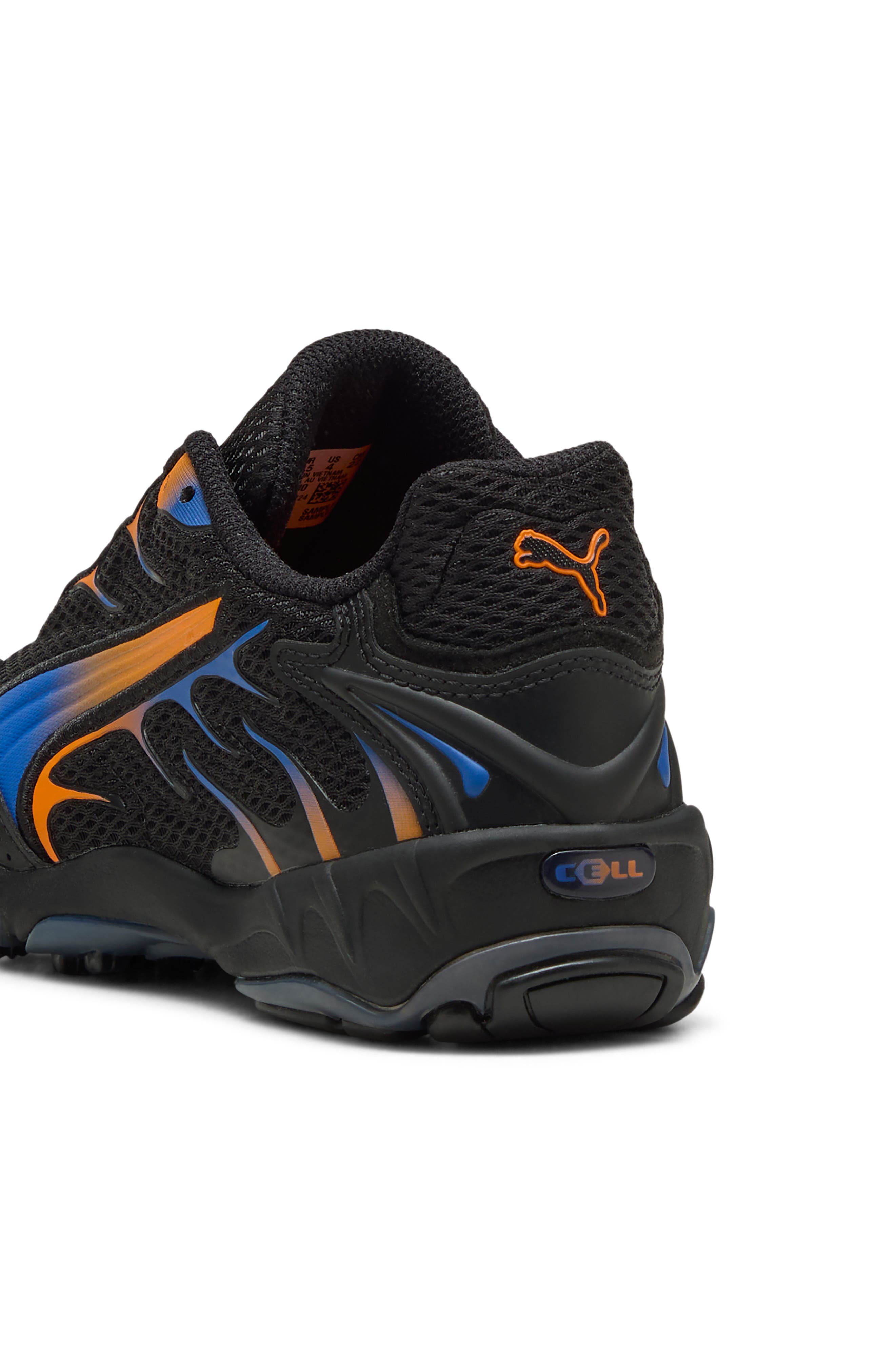 PUMA Kids' Inhale Jr. Sneaker, Alternate, color, Puma Black-Orange Glow