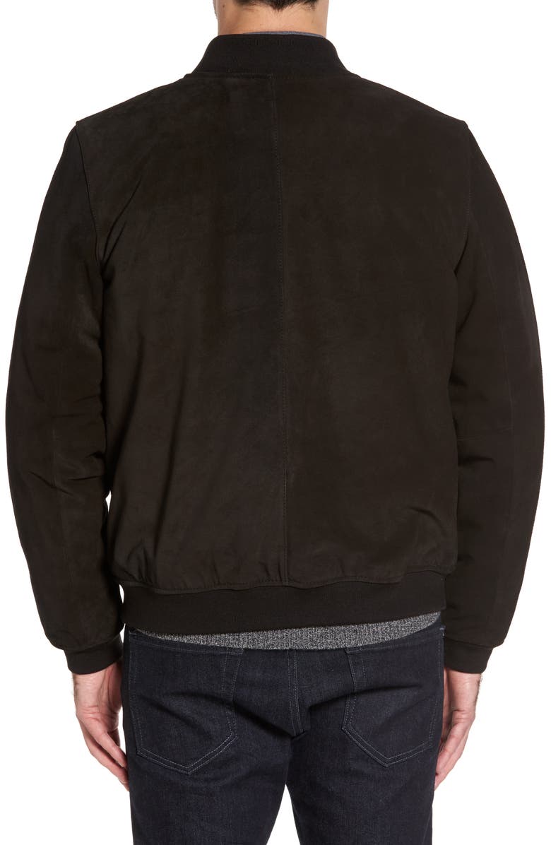 UGG<sup>®</sup> Suede Bomber Jacket, Alternate, color, 