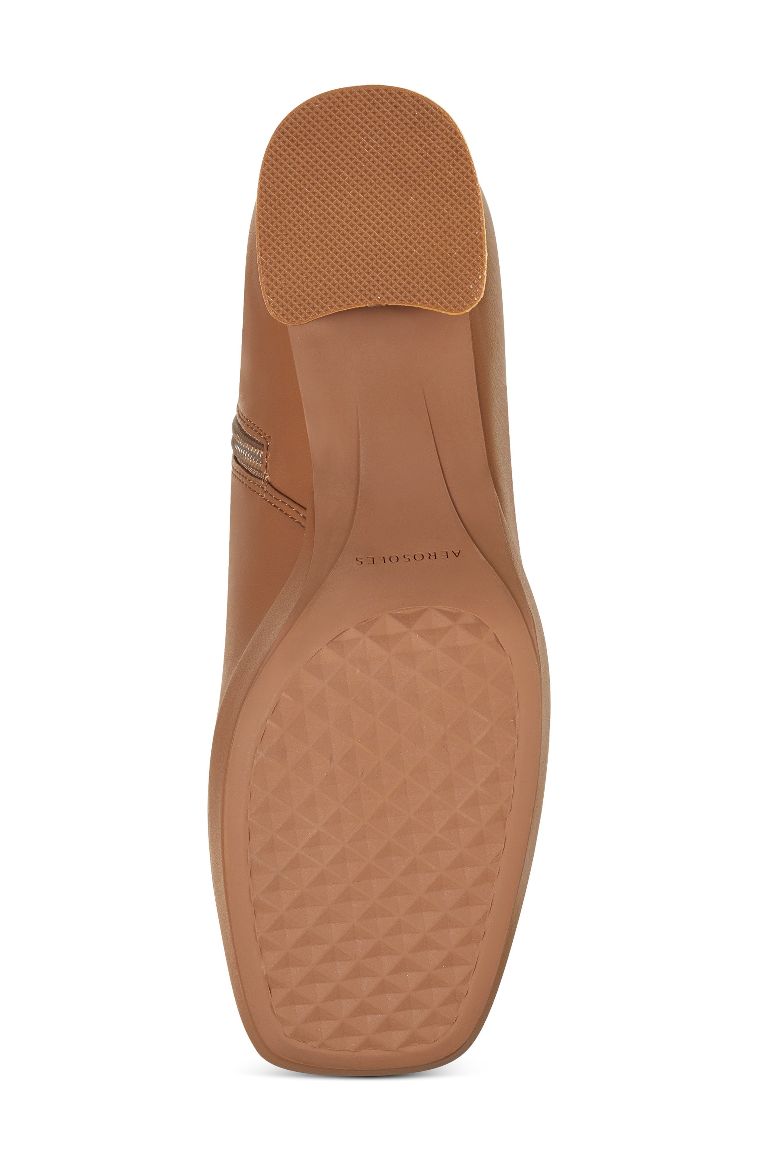 Aerosoles Sussex Block Heel Platform Bootie, Alternate, color, Luggage Combo