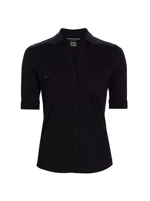 Soft Touch Elbow Sleeve Pocket Shirt