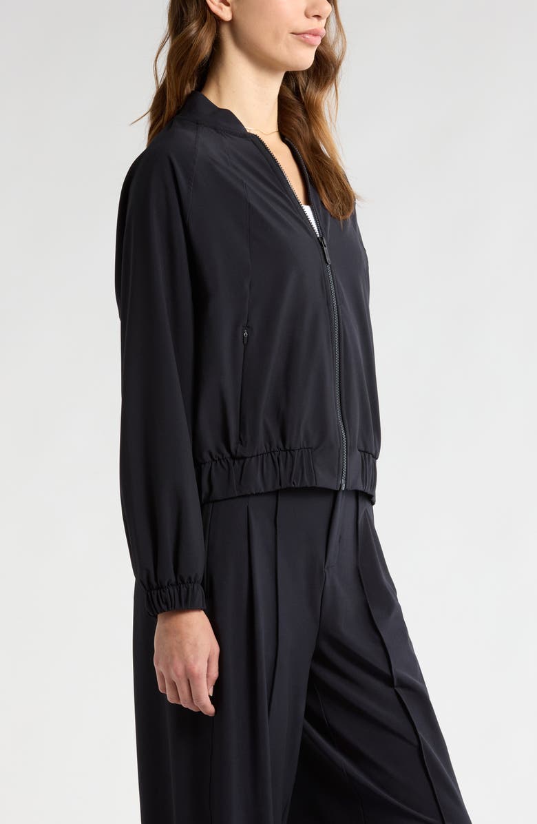 Zella In Flight Bomber Jacket, Alternate, color,