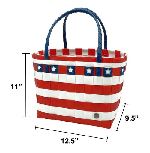 Handed By Paris Speciality Recycled Tote Bag In Anchor