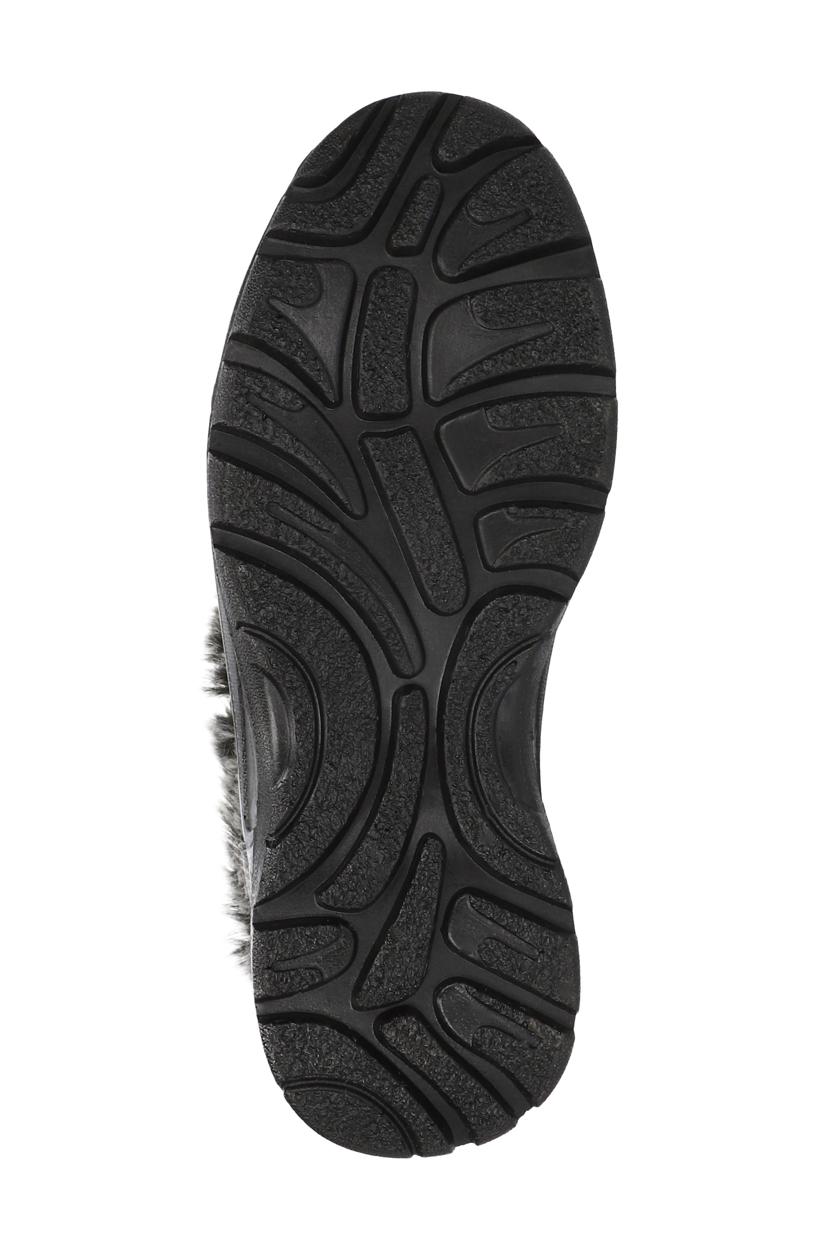 EASY STREET Portland Faux Fur Lined Waterproof Boot, Alternate, color, Navy