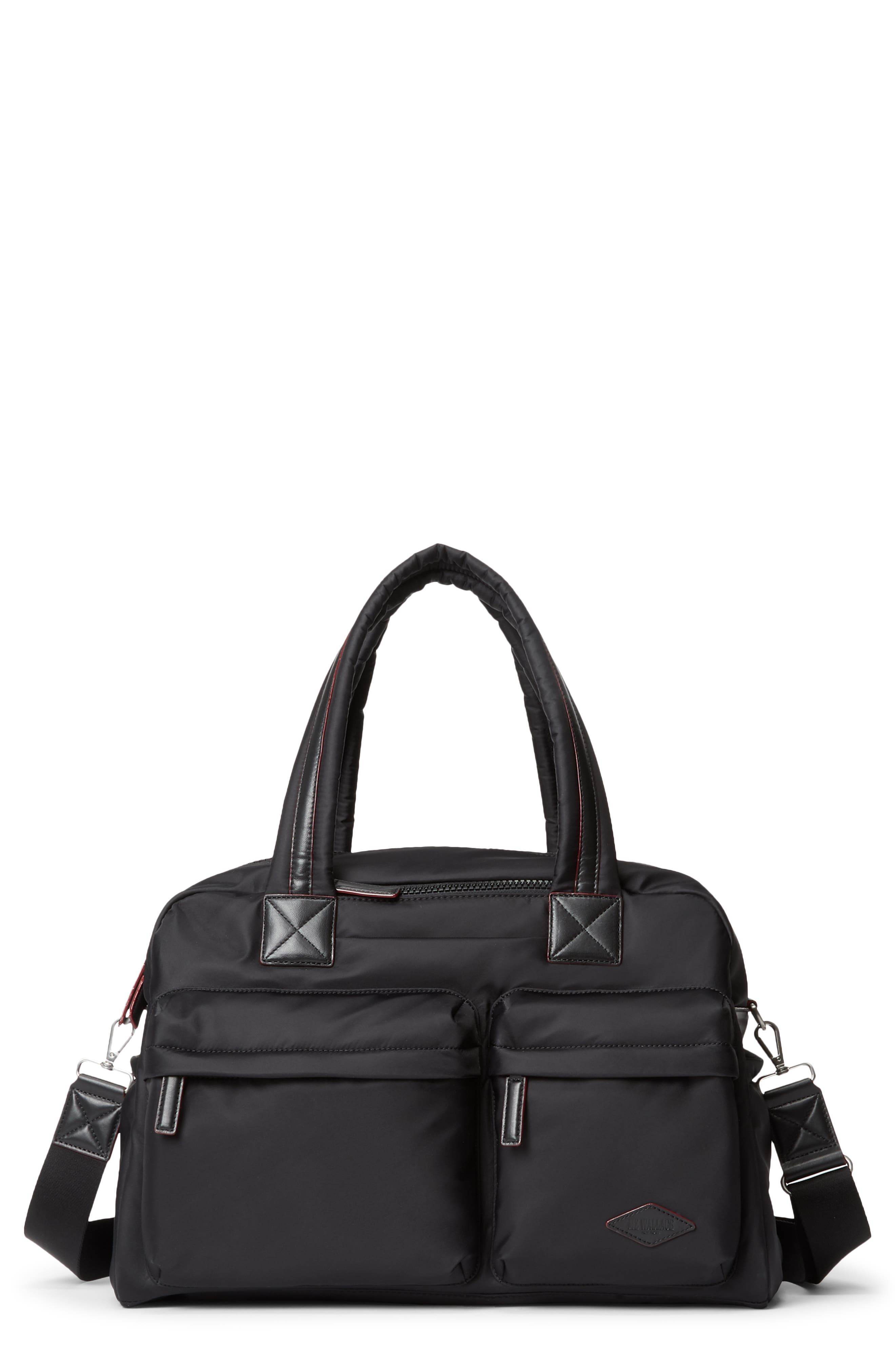 MZ Wallace Bleecker Nylon Duffle Bag, Main, color, 