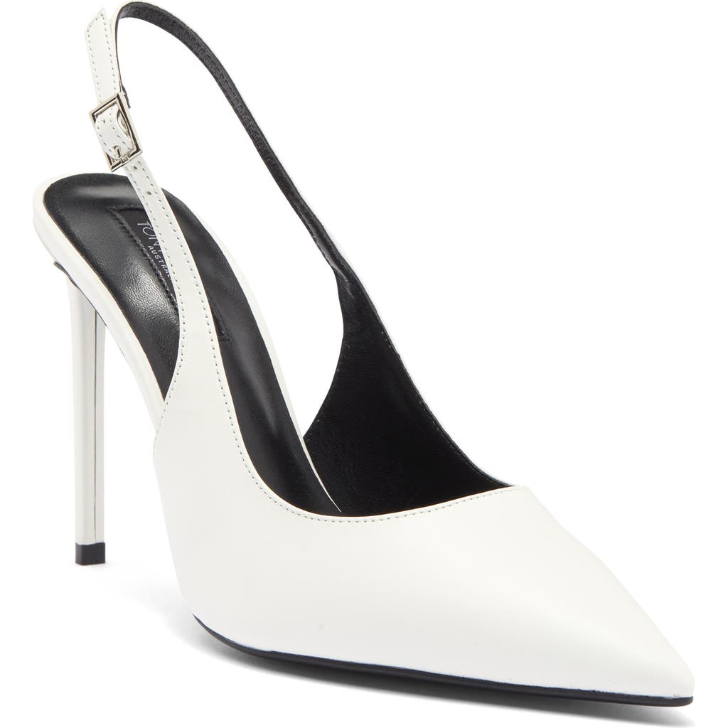 Tony Bianco Asti Slingback Pointed Toe Pump in Milk Capretto  product
