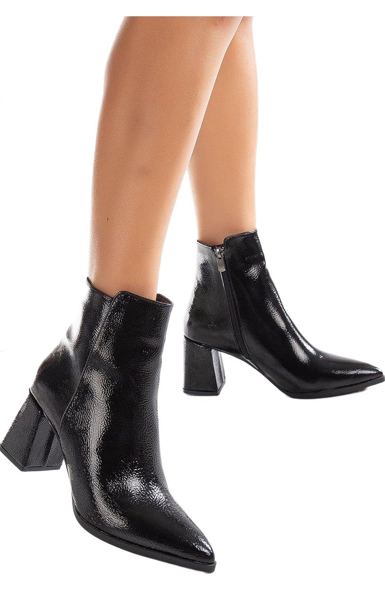 Forever & Always Shoes Edith Pointed Toe Ankle Boots, Alternate, color,