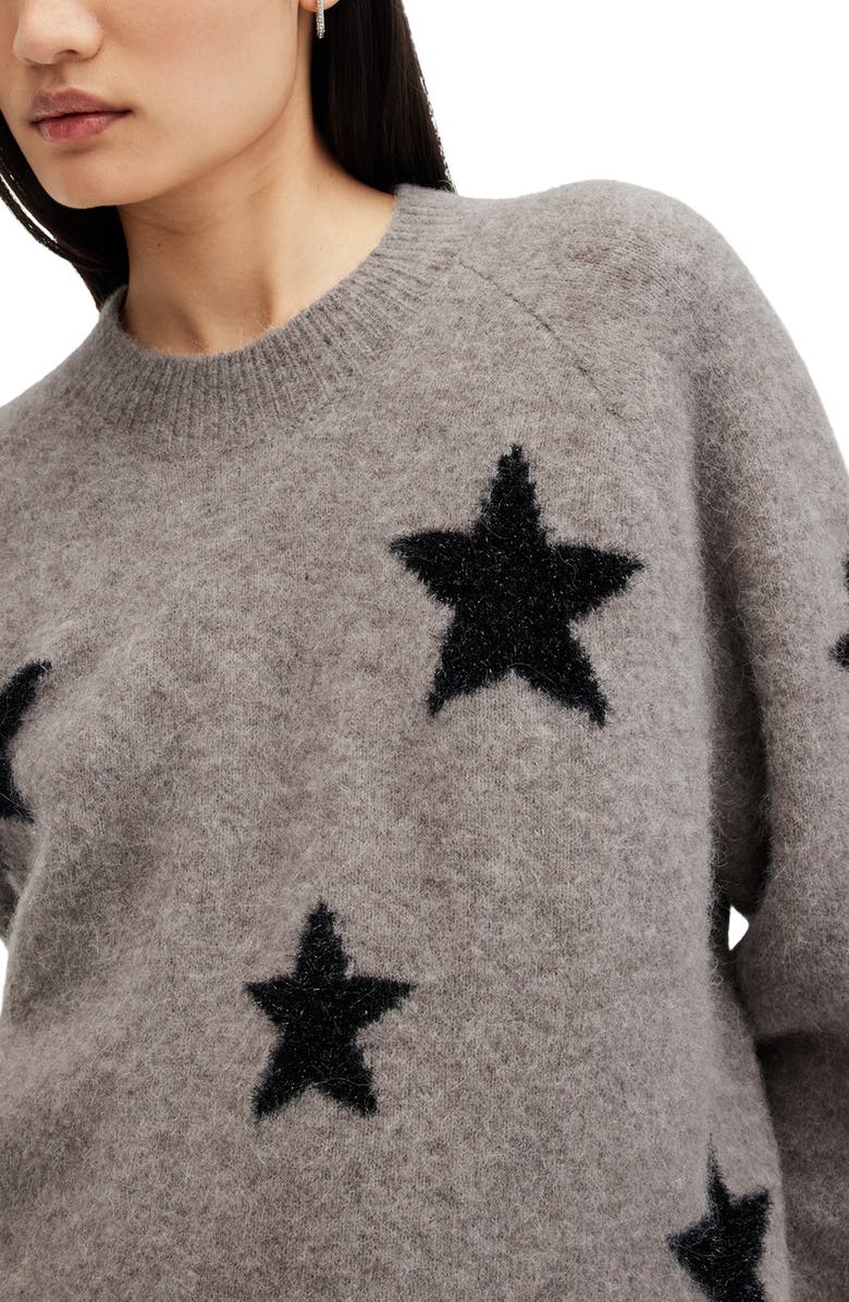 AllSaints Starlet Sweater, Alternate, color, Doe Brown