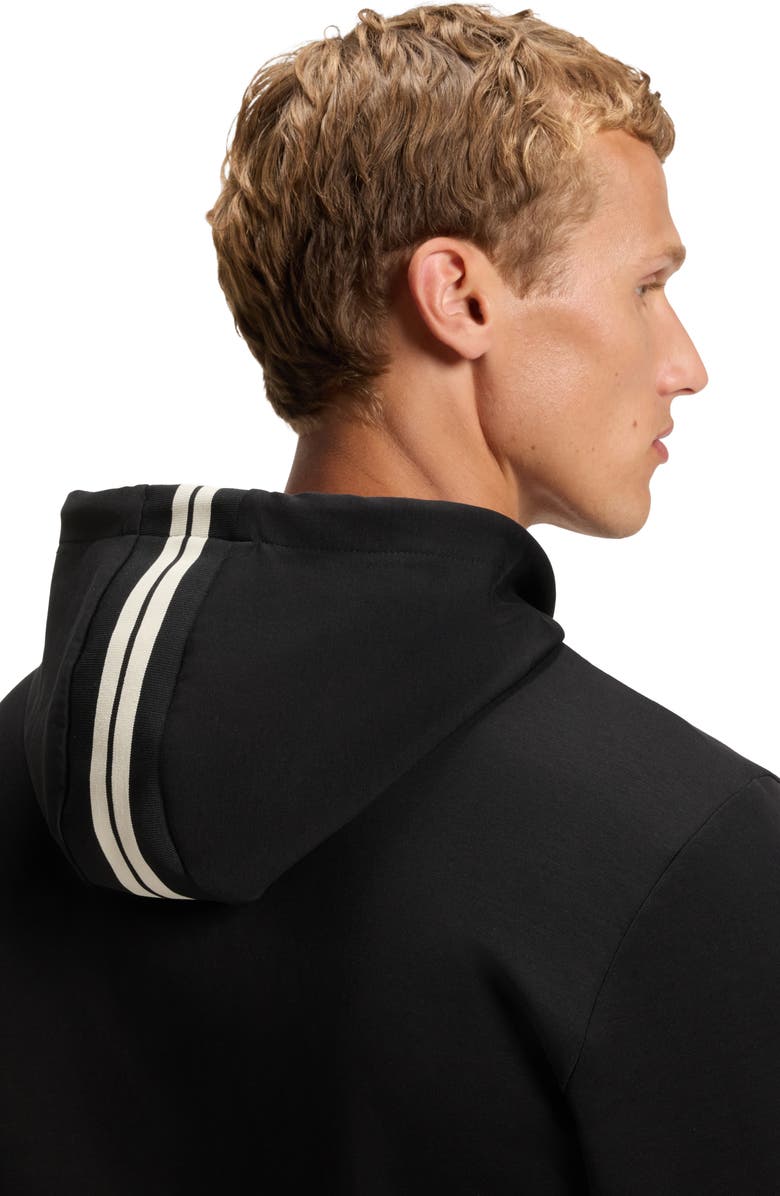 BOSS FZ Zone Cotton Blend Zip Hoodie, Alternate, color, Black