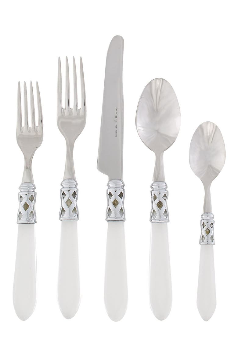 Aladdin Brilliant Clear 5-Piece Place Setting, Main, color, CLEAR