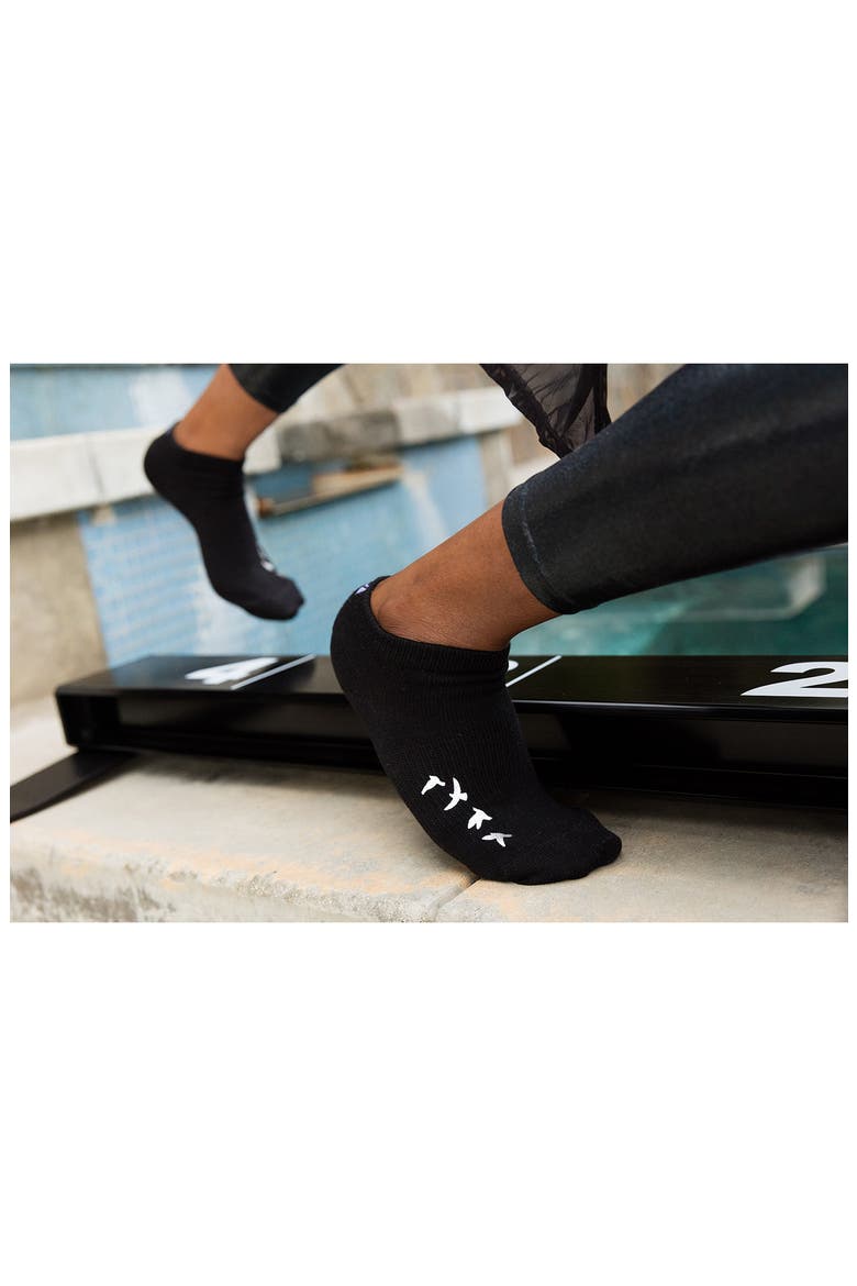 Birdie Assorted 2-Pack Grip Ankle Socks, Alternate, color, BLACK NUDE