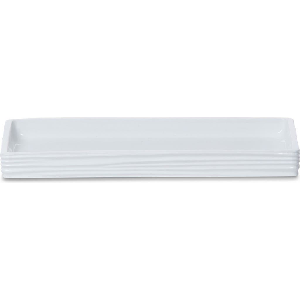 Roselli Trading Company By The Sea Amenity Tray In White