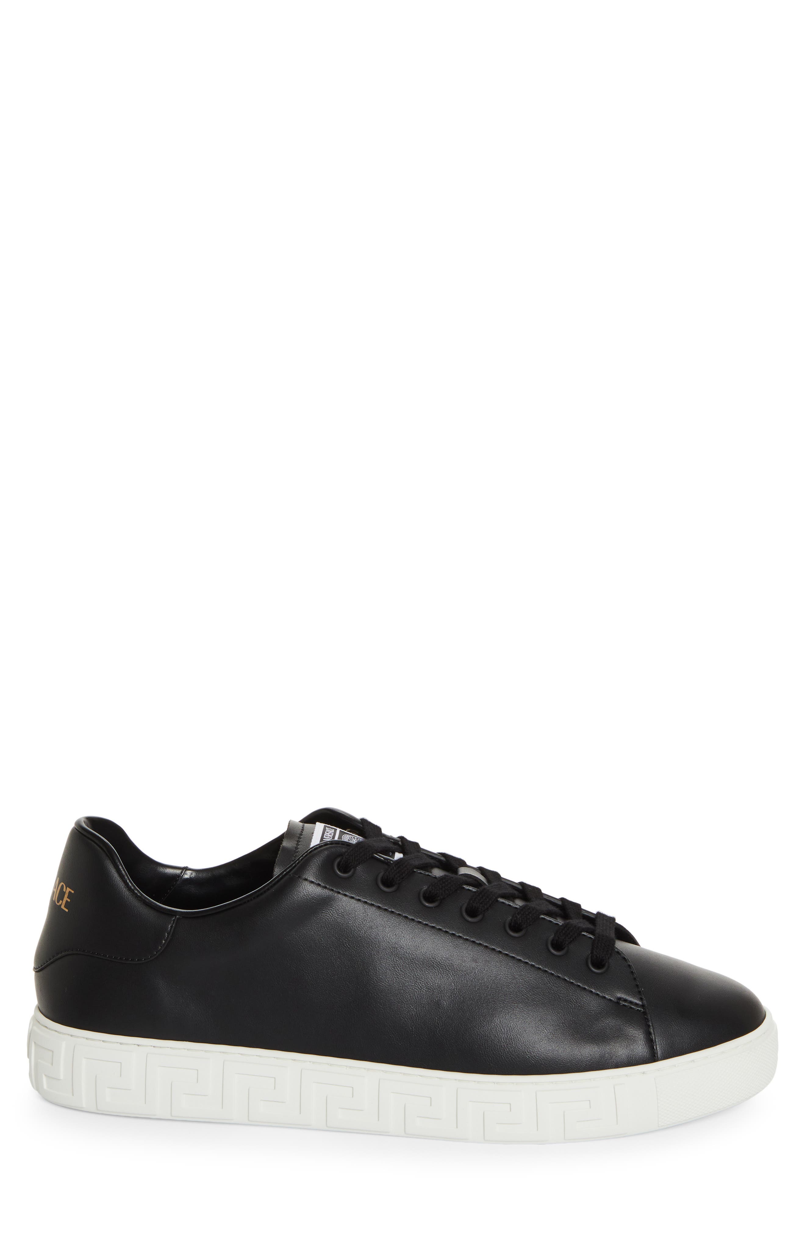 Versace Greca Sneaker, Alternate, color, Black